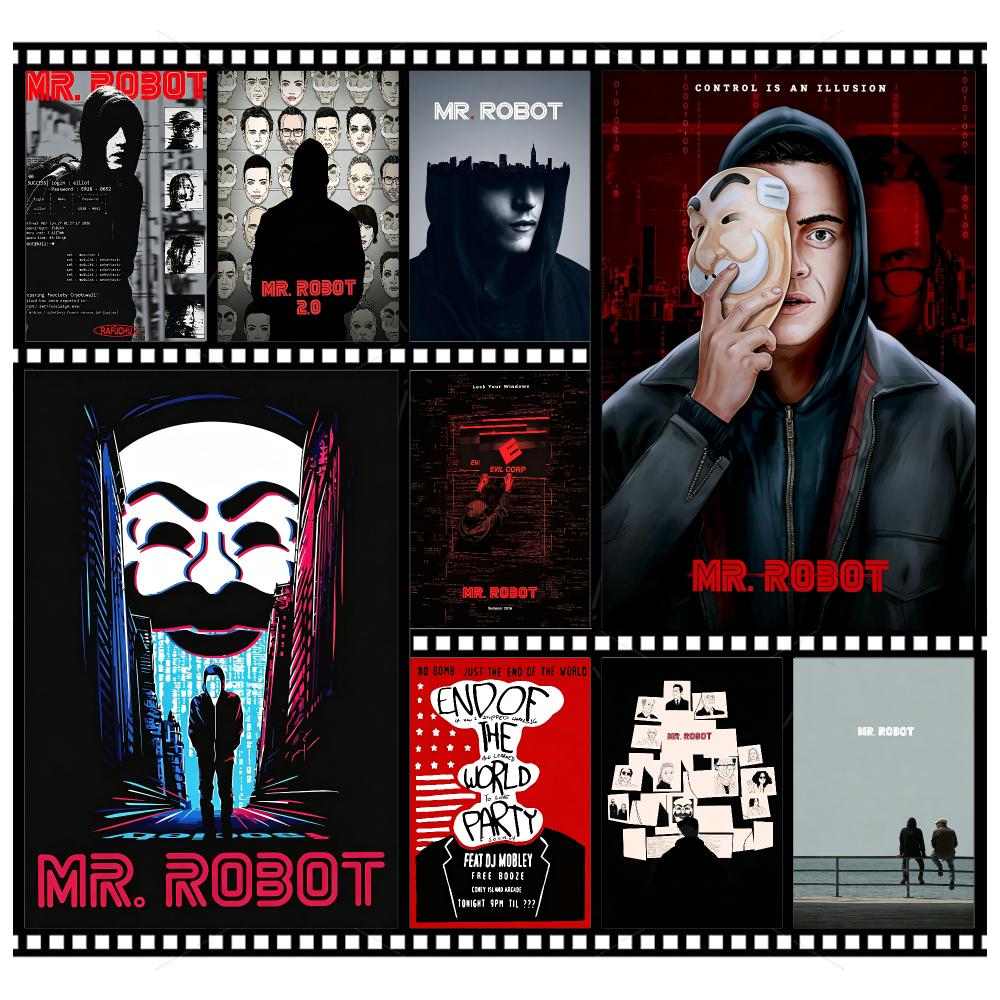 Office Tech Decor - TV-Tech Psychological Thriller Mr. Robot Poster
