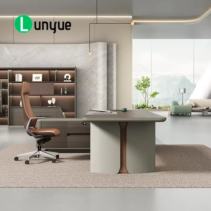Luxury Modern L Shaped Executi - Office Tech Management 评论和价格