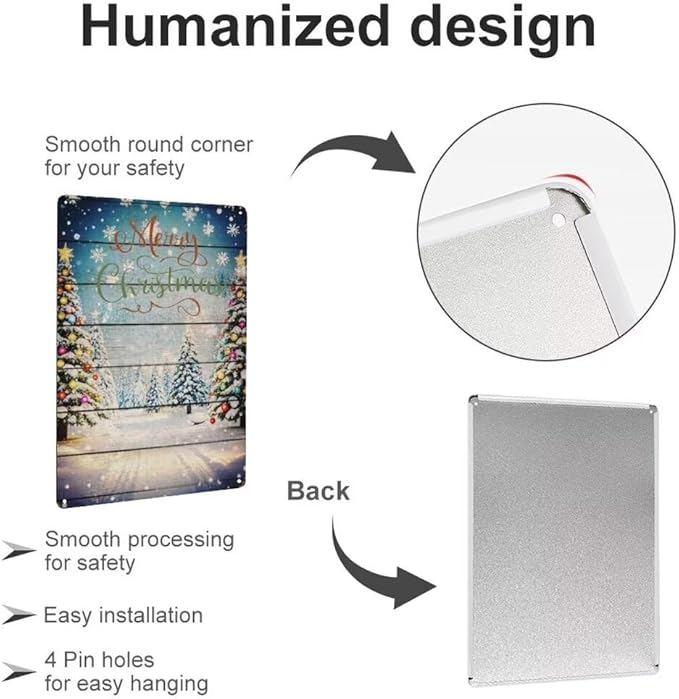 Metal Tin Sign 8 X 12 Inch - F - Office Tech Decor 评论和价格