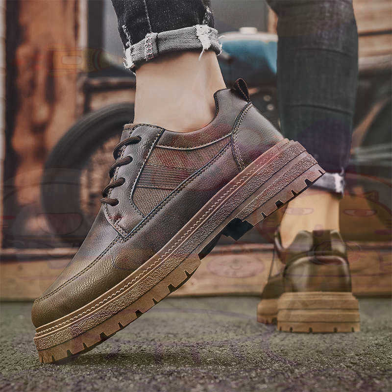 Dark Natural Leather Fashion T - Office Tech For Men 评论和价格