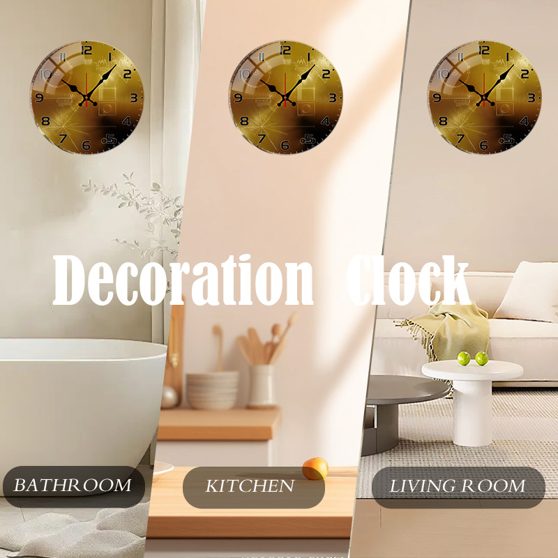 Tech Style Round Silent Acryli - Office Tech Decor 评论和价格