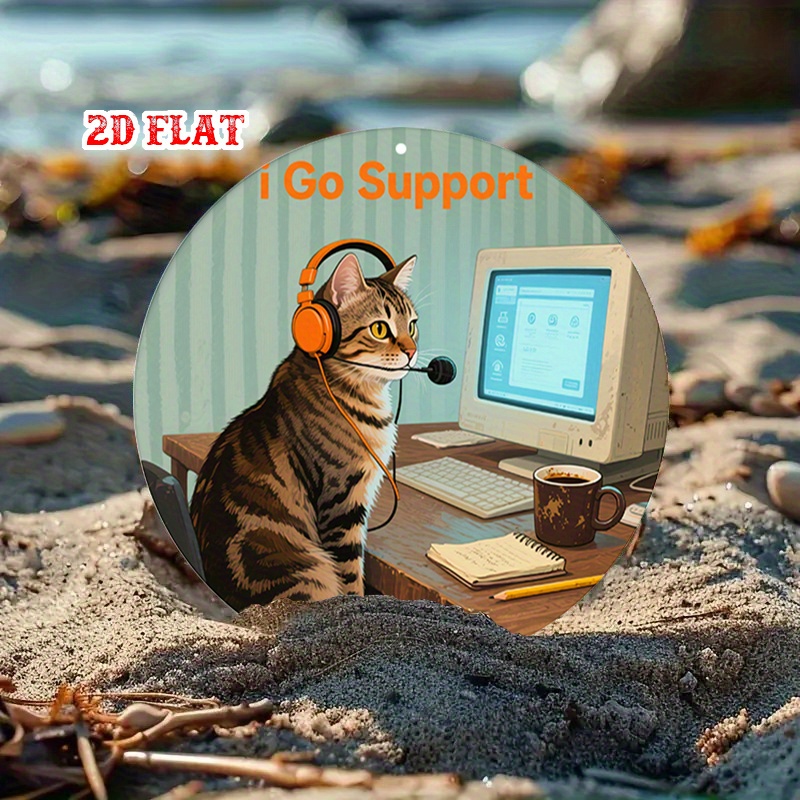 CIFBUY 2D Flat Funny Tech Supp - Office Tech Decor 评论和价格