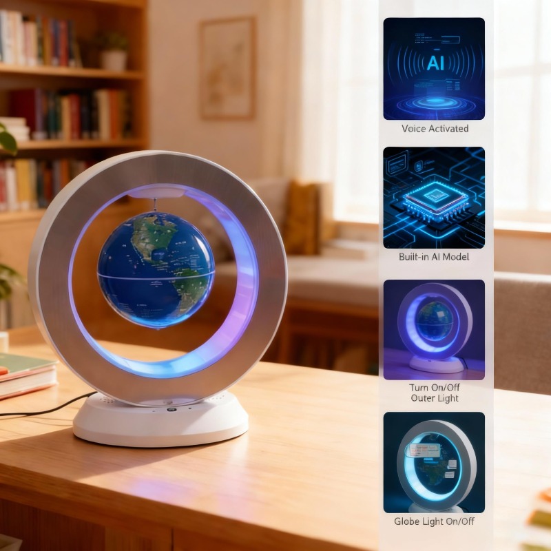 Levitating Globe Bluetooth Spe - Office Tech For Men 评论和价格
