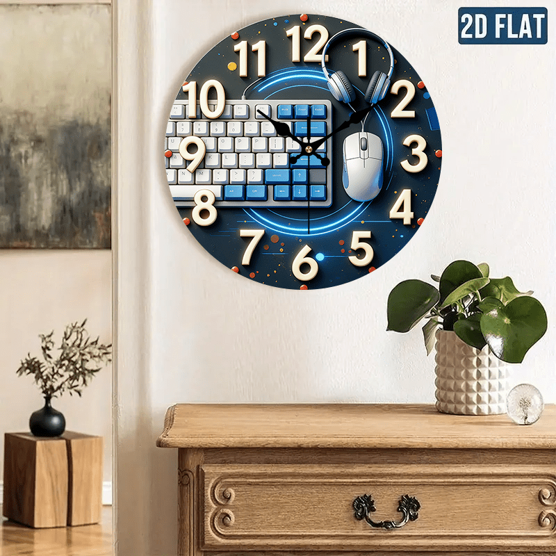 2D Flat, 1pc, Tech-Style Woode - Office Tech Room 评论和价格