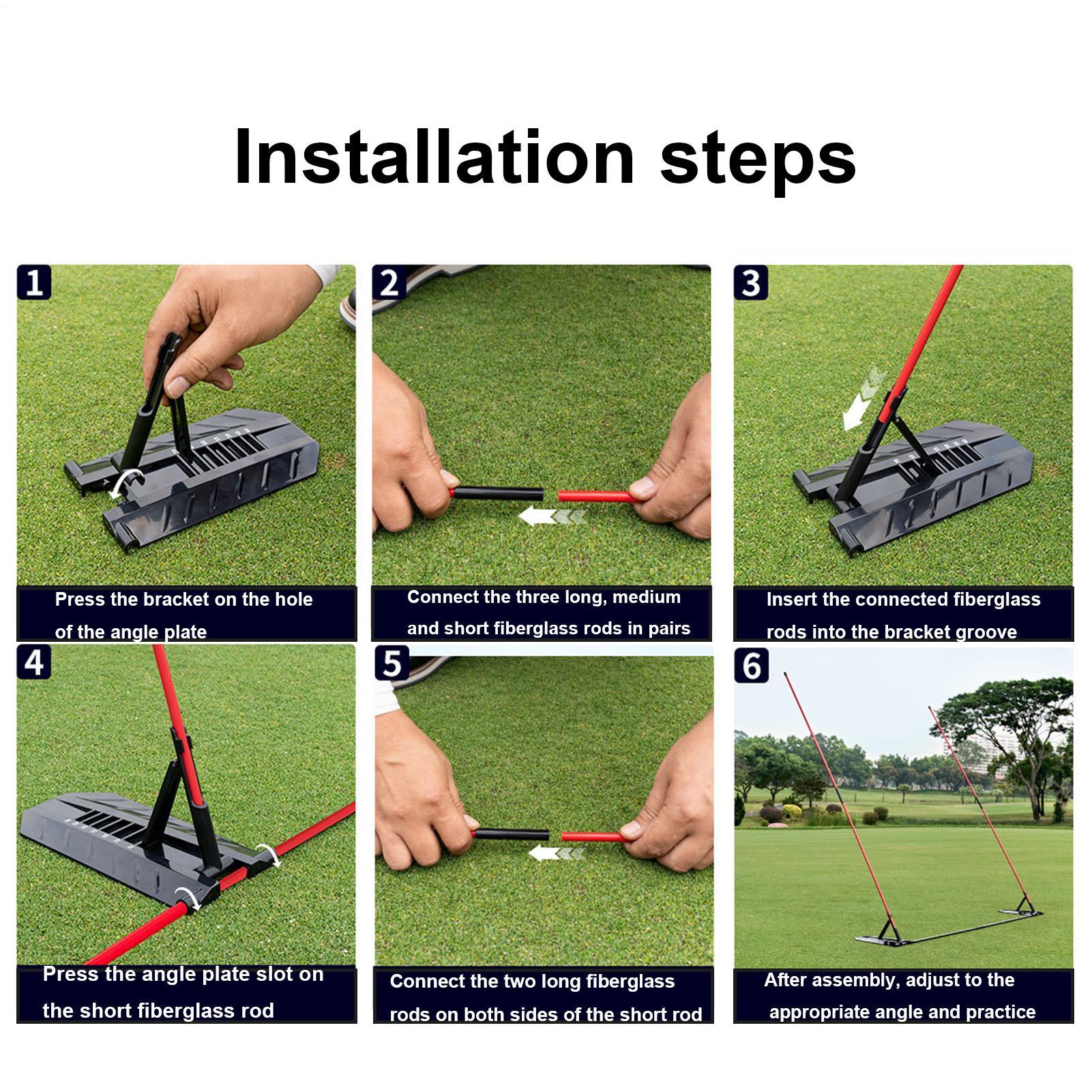 Golf Alignment Sticks Portable - Office Hi Tech 评论和价格