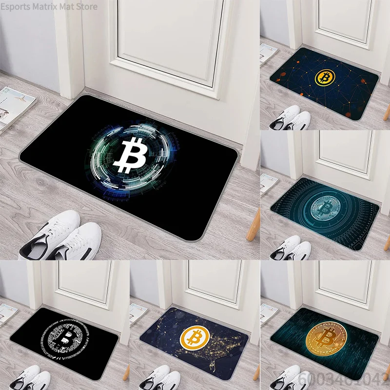 Crypto Currency Door Mat Bitco - Office Tech Room 评论和价格
