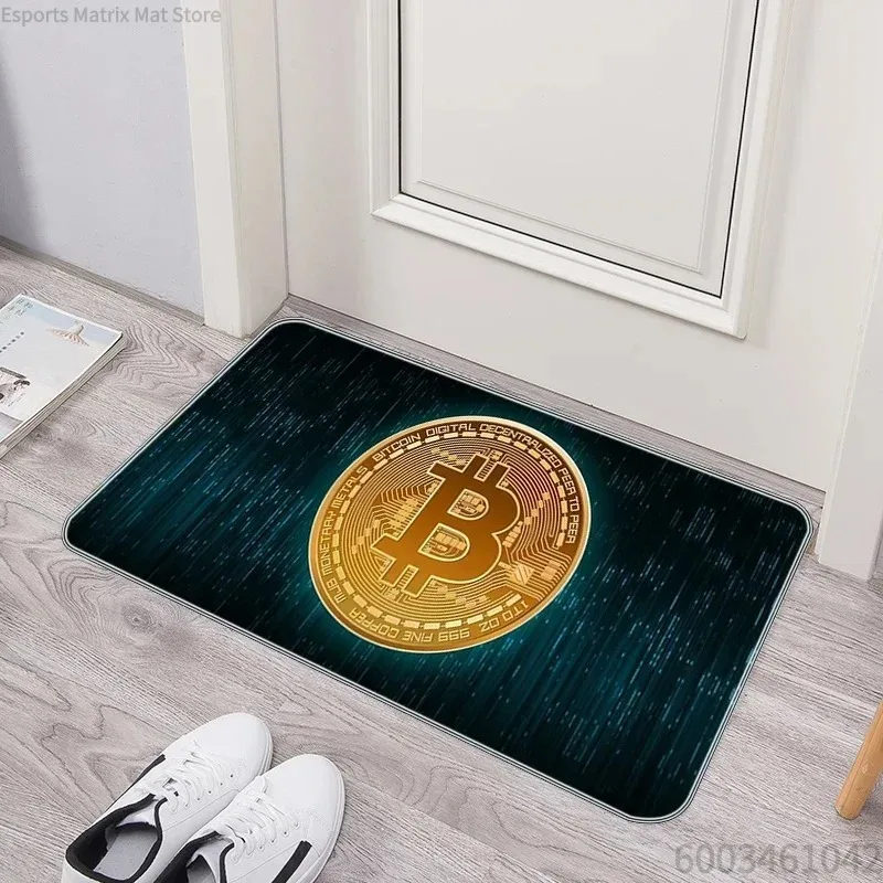 Crypto Currency Door Mat Bitco - Office Tech Room 评论和价格
